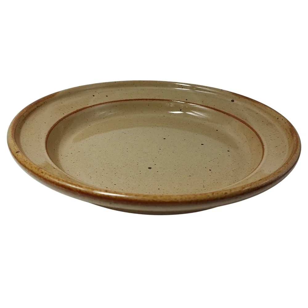 Dansk Nielstone Spice Casserole Lid Tan Brown Speckled Ten‎ Inch Japan Vintage